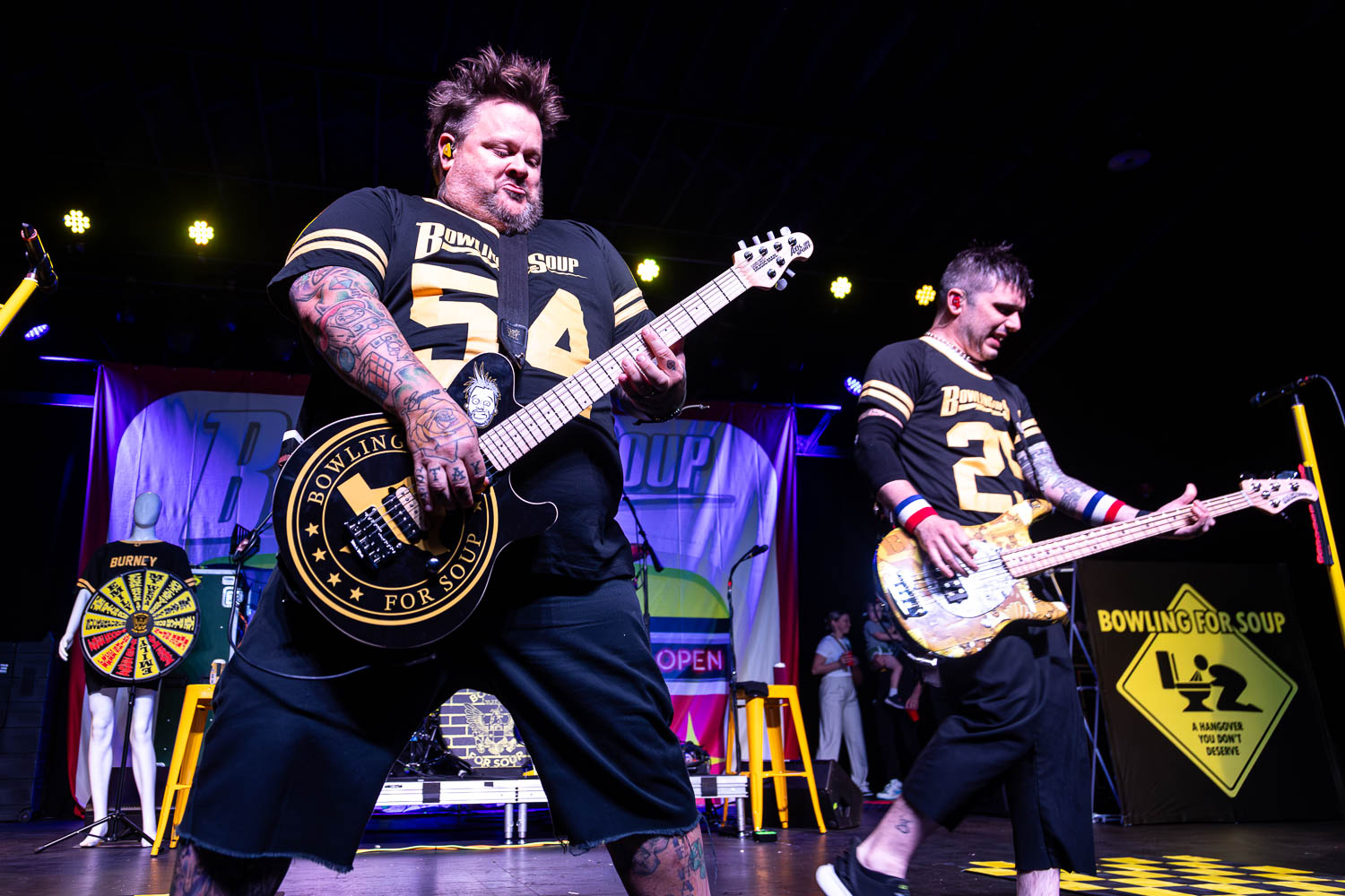 Bowling For Soup performing live on stage